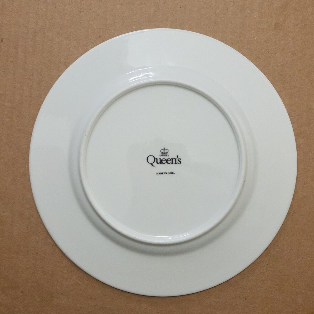 Queen's Porcelain Plate and Bowl Set for Boys White Blue Boys' Toys Pattern - Picture 4 of 6